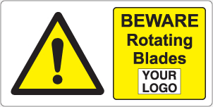 Beware rotating blades