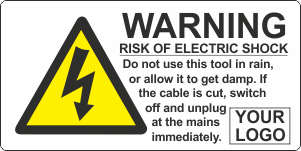 Risk of electric shock