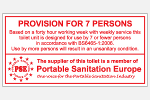Provision for 7 persons